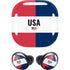 American Flag Color Block Galaxy Buds Pro Skin